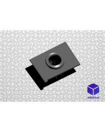 Крепление датчика парктроника Jeep Compass 2018 (2) Крепление датчика парктроника Jeep Compass 2018 (2)