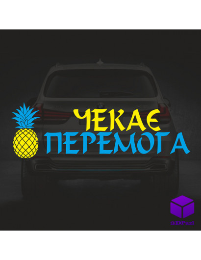 Наліпка на автомобіль А НА НАС