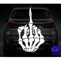 Наклейка на автомобіль FUCK V2