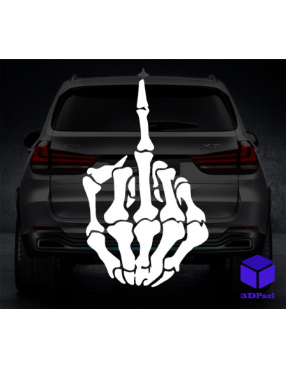Наклейка на автомобіль FUCK V2