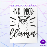 Термонаклейка NO PROBLAMA