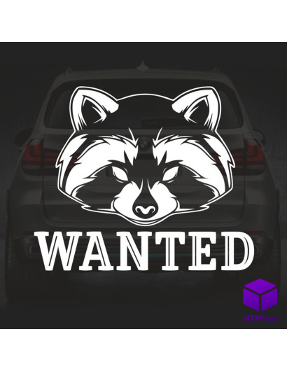 Наклейка на автомобіль "WANTED ЄНОТ"