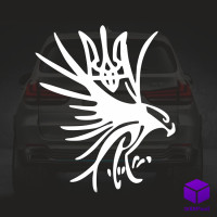 Наліпка на автомобіль ГЕРБ V12