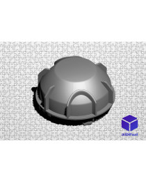 Крышка фары Mitsubishi Grandis, toyota camry 30 под LED фары (дальний)