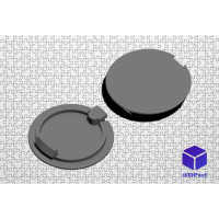 Заглушка буксировочного болта Smart Fortwo 451 2007-2015 (под покраску)