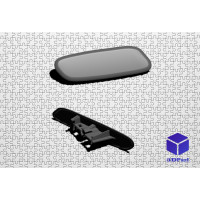 Заглушка омивача фар Honda Civic 8 2005-2011