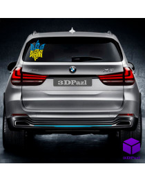 Наклейка на автомобіль СЛАВА УКРАЇНІ
