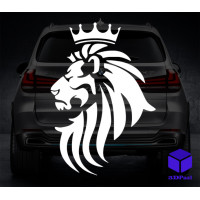 Наклейка на автомобіль ЛЕВ V3