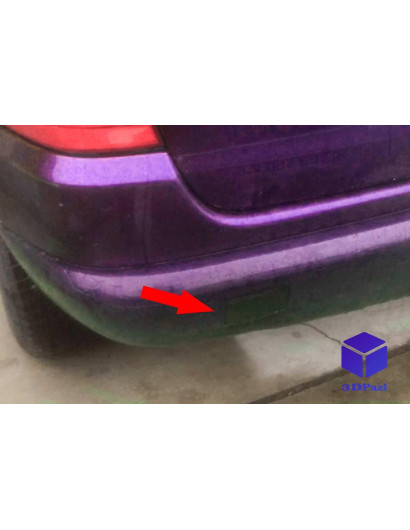 Заглушка буксировочного болта Mercedes ML w163 задний (под покраску)