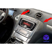 Заглушки в торпеду Ford mondeo MK4 2007-2010 (Под покраску)