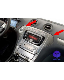 Заглушки в торпеду Ford mondeo MK4 2007-2010 (Под покраску)