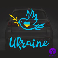 Наліпка на автомобіль ПТАХ УКРАЇНИ