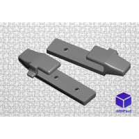 Крепление полки багажника Mitsubishi outlander 2008-2014