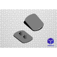 Заглушка потолочной ручки со стороны водителя Honda Civic1996-1998