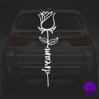Наклейка на автомобіль РОЗА-DREAM