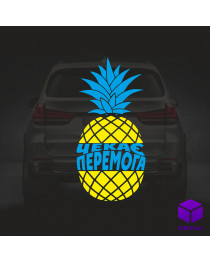 Наклейка на автомобіль А НА НАС V2