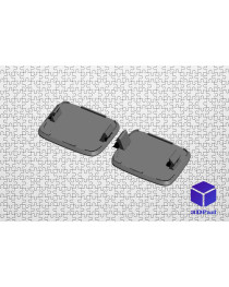 Заглушка буксировочного крюка Lexus IS250 2006-2013 задняя (под покраску)