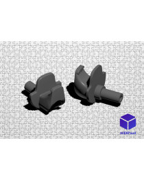 Крепление полки багажника audi, vw 3C98671602ZZ (крючок)