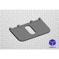 Крышка замочной петли багажника Lexus RX350 2007