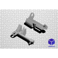 Направляющая дверного замка Dacia Sandero 2008-2012 гг