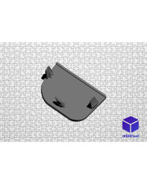 Заглушка буксировочного крюка TOYOTA PRIUS 12-15