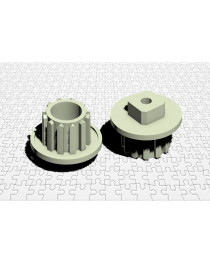 Муфта кухонного комбайна Bosch Siemens ZMM1554S Муфта кухонного комбайна Bosch Siemens ZMM1554S