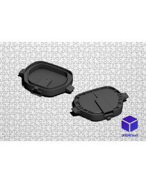 Крышка фары VW Passat B5 LF 2001-2005 (дальний)